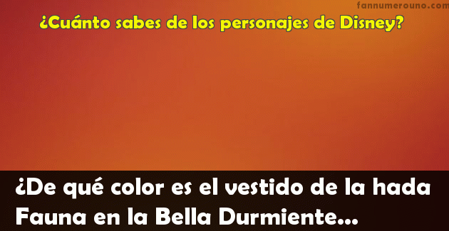 De qué color es el vestido de la hada Fauna en la Bella Durmiente? | Fan  Numero UnoFan Numero Uno